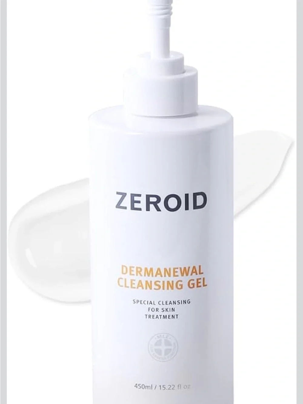 New ZEROID Dermanewal Cleansing Gel Special Cleansing for Skin Treatment